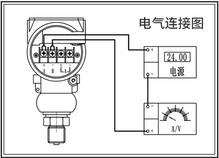 卡箍式壓力變送器接線(xiàn)圖