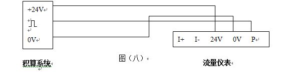 電容式渦街流量計三線制渦街流量儀表配線設計