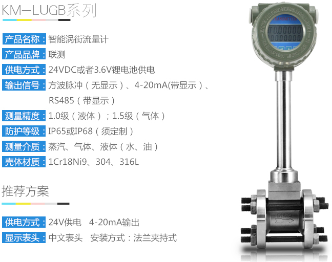 氯化氫流量計(jì)技術(shù)參數(shù)圖