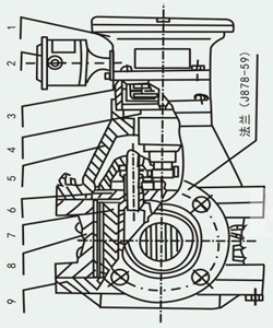 dn100柴油流量計結(jié)構(gòu)圖