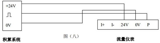 蒸汽預(yù)付費(fèi)流量計(jì)三線(xiàn)制接線(xiàn)圖