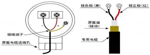 夾裝式超聲波流量計探頭接線圖